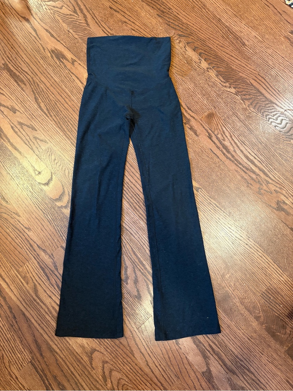 Beyond Yoga Maternity Black Wide-Leg Women's Leggings